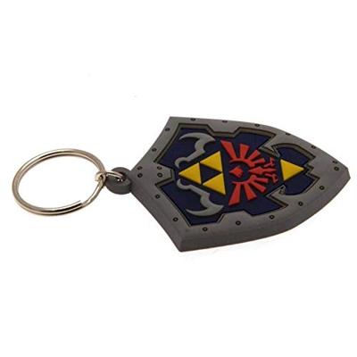 The Legend of Zelda - Hylian Shield Rubber Keychain