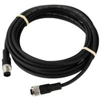TRU COMPONENTS TC-12833004 Sensor/actuator verlengkabel M12 Aantal polen (sensoren): 5 Stekker (recht) op koppeling (recht) 5 m 1 stuk(s) - thumbnail