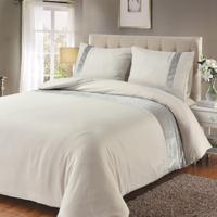 Fancy Embroidery Emma - Taupe Dekbedovertrek 1-persoons (140 x 200/220 cm + 1 kussensloop) Dekbedovertrek - thumbnail