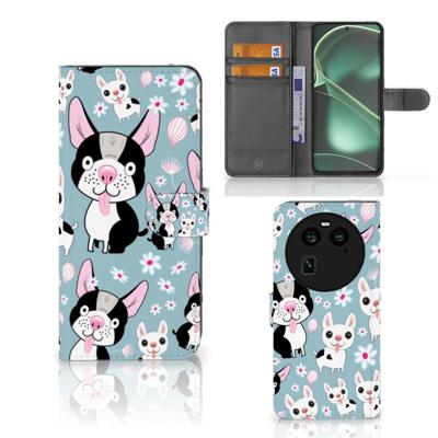 OPPO Find X6 | Telefoonhoesje | Met pasjeshouder | Hondjes