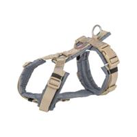 Trixie hondentuig premium trekking zand taupe / grafiet grijs - thumbnail