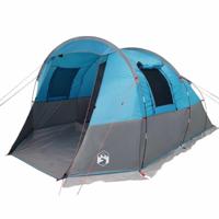 VidaXL Tunneltent 4-persoons waterdicht blauw - thumbnail