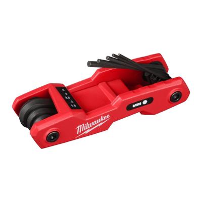 Milwaukee Inbussleutel set vouwbaar (8-delig) - 4932480978 Milwaukee Inbussleutel set vouwbaar (8-delig) - 4932480978