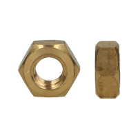 pgb-Europe PGB-FASTENERS | Zeskantmoer Messing DIN 934 M 4 000934MS000403 - thumbnail