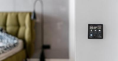 Shelly wall display black bedieningspaneel (zwart)
