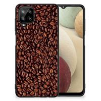 Samsung Galaxy A12 Back Cover Hoesje Koffiebonen - thumbnail