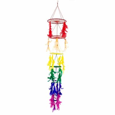 Hanger met 7 Chakra Dromenvangers (100 cm) Hanger met 7 Chakra Dromenvangers (100 cm)