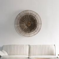 MUST Living Wanddecoratie 'Camellia' Abaca en mendong - thumbnail