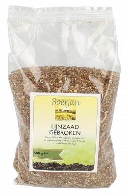 Boerjan Lijnzaad Gebroken 500gr