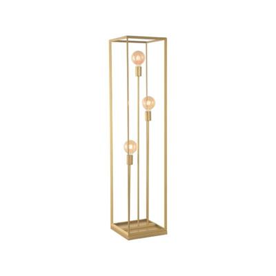 LABEL51 Vloerlamp 'Tetto' 3-lamps, kleur Antiek Goud LABEL51 Vloerlamp 'Tetto' 3-lamps, kleur Antiek Goud