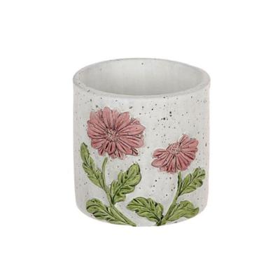 HBX Natural Living Bloempot gerbera rood ø10,5xh10,3cm