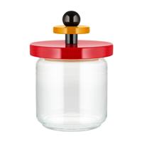Alessi Twergi Voorraadpot 75cl zwart/geel/rood - thumbnail