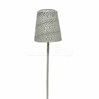 Solar Tuinlamp Metaal Wit 69cm - thumbnail