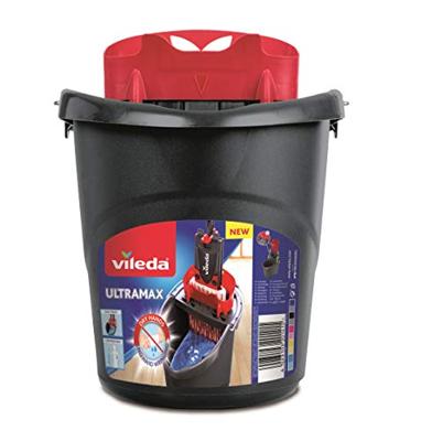Vileda UltraMax Emmer met Pers Zwart/Rood