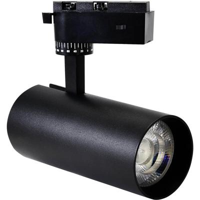Kozolux Brem LED Railspot 30W - 2400lm - Koel Wit 6000K - Zwart