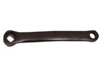 Vinty crank links 170mm spieloos zwart - thumbnail