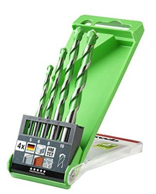kwb 052800 40CR-staal Graniet boren 4-delig 5 mm, 6 mm, 8 mm, 10 mm Cilinderschacht 1 set(s)