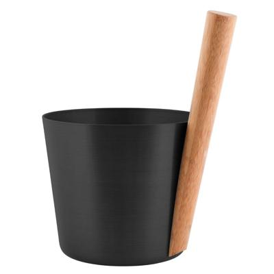 Rento Design sauna-emmer met greep - Zwart Rento Design sauna-emmer met greep - Zwart