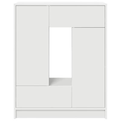 Dressoir met lades en deuren 73x31x90 cm wit Dressoir met lades en deuren 73x31x90 cm wit