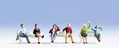 NOCH 36540 N Stad & land figuren Geverfd, Zittend