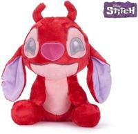Disney stitch pluche snuggletime 23 cm roze - thumbnail