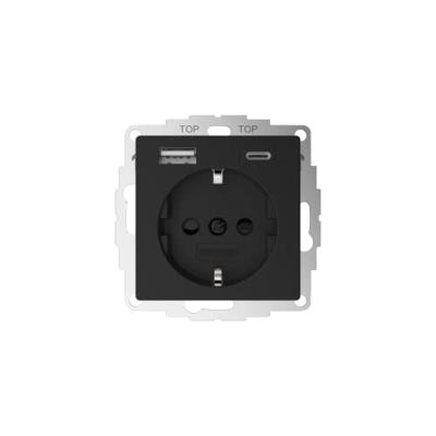 2USB InCharge PRO 55 EU 15W 3,0A - mat zwart
