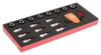 Bahco Foaminlay Fit&Go 1/3 met schroevendraaierdopsleutels 1/2" en inbussleutels - 25-delig - FF1E2207 - thumbnail