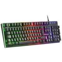 Toetsenbord met Gaming Muis Mars Gaming MCPXBES Zwart Qwerty Spaans - thumbnail
