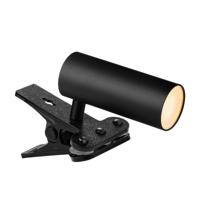 Light depot - klemlamp LED Clips tube - zwart - Outlet - thumbnail