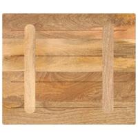Tafelblad rechthoekig 60x50x2,5 cm massief mangohout - thumbnail