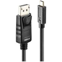 Lindy 43307 video kabel adapter 10 m USB Type-C DisplayPort Zwart - thumbnail