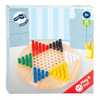 Small Foot halma houten bordspel - thumbnail