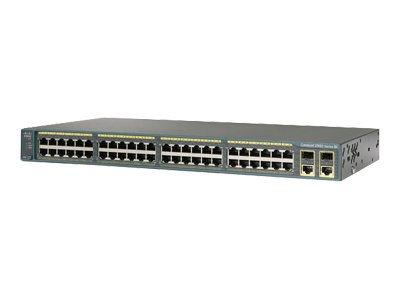 Cisco WS-C2960+48TC-L Catalyst 2960 Plus Gigabit Ethernet Switch (48-Port, RJ-45, SFP)
