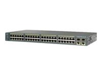 Cisco Catalyst WS-C2960+48PST-L netwerk-switch Managed L2 Fast Ethernet (10/100) Power over Ethernet (PoE) Zwart - thumbnail