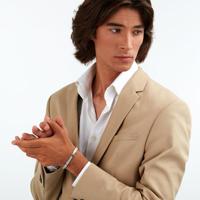 Maserati JM423AVD23 Roestvrij staal Heren armband - thumbnail