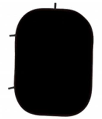 Walimex 13918 vouwachtergrond (150 x 200 cm) zwart