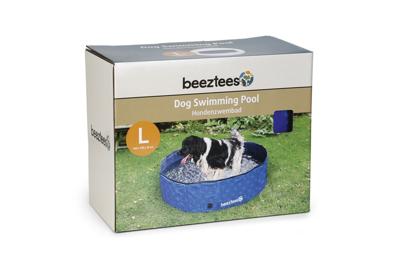 Zwemb doggy dip blauw160x160x30 Beeztees - Beeztees