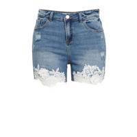 Simply Be jeans short light denim/wit - thumbnail