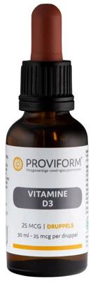 Proviform Vitamine D3 25mcg Druppels 30ml