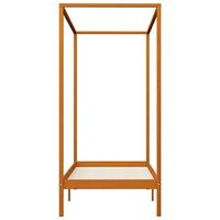 Hemelbedframe massief grenenhout honingbruin 90x200 cm - thumbnail