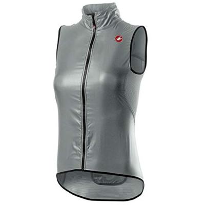 Castelli Aria fietsvest mouwloos zilver dames L