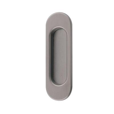 Hardbrass Schuifdeurkom ovaal Inca - PVD Inox