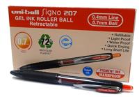 Gelschrijver Uni-ball Signo eco 207E medium rood | 12 stuks - thumbnail