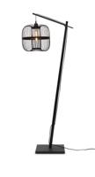 GOOD&MOJO Vloerlamp 'Hokkaido' Bamboe, 176cm, kleur Zwart - thumbnail