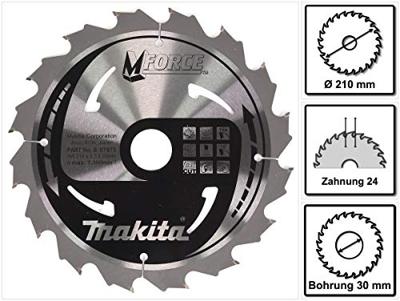 Makita Accessoires Cirkelzaagblad Mforce 210x30x2,3 16T15G - B-07973