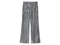 esmara Dames broek met pailletten (Zilver, L (44/46)) - thumbnail