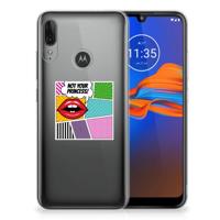 Motorola Moto E6 Plus | Sillicone Back Cover | Popart Princess - thumbnail