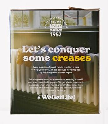 Russell Hobbs 20630-56 strijkijzer Droog- & stoomstrijkijzer Keramische zoolplaat 3100 W Zwart, Grijs