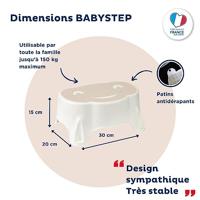 THERMOBABY Babystep voeten lopen - IJzig bruin - thumbnail