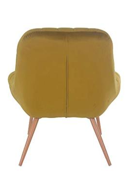 Artistiq Fauteuil 'Jurre' Velvet, kleur Geel Artistiq Fauteuil 'Jurre' Velvet, kleur Geel
